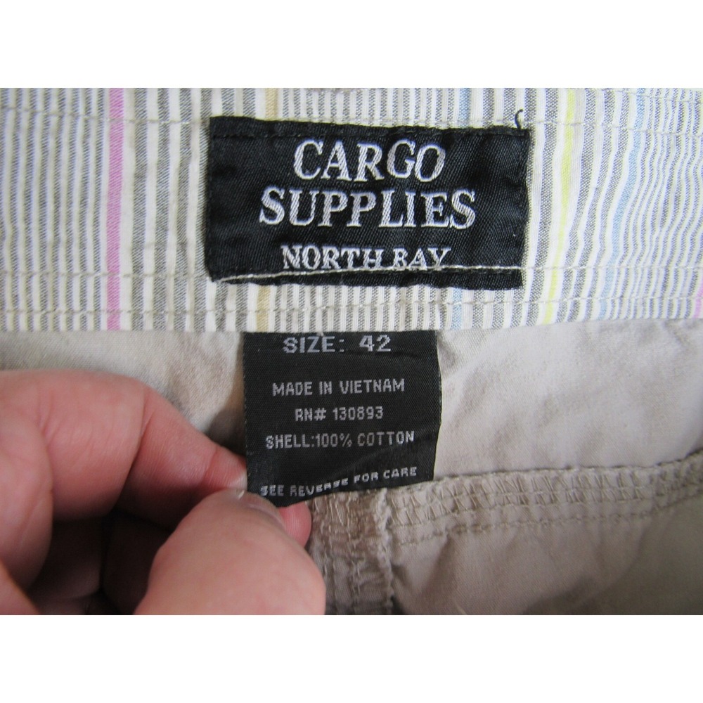 Cargo Supplies North Bay Cargo Shorts Beige Men's Size 42 - Picture 6 of 7